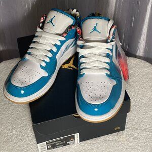 Men's Jordan 1 Low SE Barcelona Cyber Teal